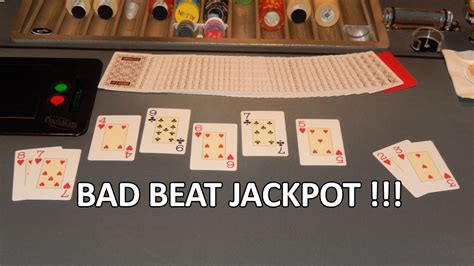bad beat poker jackpot